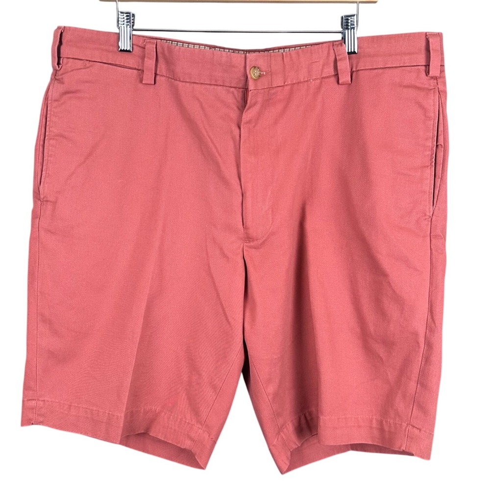 Bills Khakis M2S Classic Fit Shorts Mens 38 Salmon Pink Coral Made in USA Chino